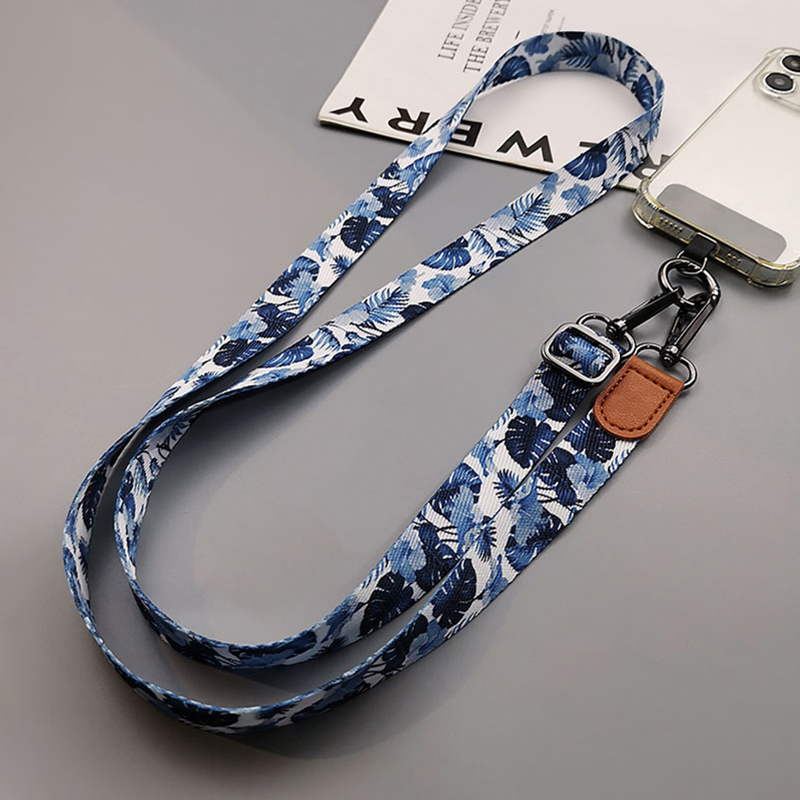 Crossbody Lanyard Neck Strap Case - รูปแบบเขตร้อนข้ามร่างกายเชือกเส้นเล็กโทรศัพท์มือถือสายแขวนคอเชือกเส้นเล็กโทรศัพท์มือถือพร้อมปะเก็นสากลสําหรับเคสโทรศัพท์ทั้งหมด