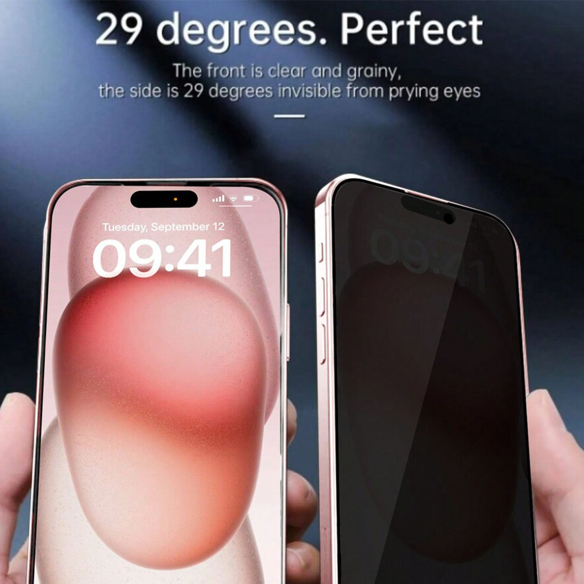 ฟิล์มกันรอยหน้าจอ 3 ชิ้น, ใช้ไ - Anti Spy Privacy Glass Case บทวิจารณ์และราคา