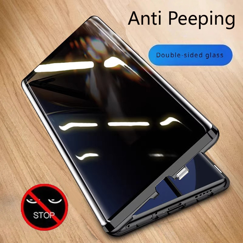 เคสโทรศัพท์โลหะกระจกสองด้านสํา - Anti Spy Privacy Glass Case บทวิจารณ์และราคา