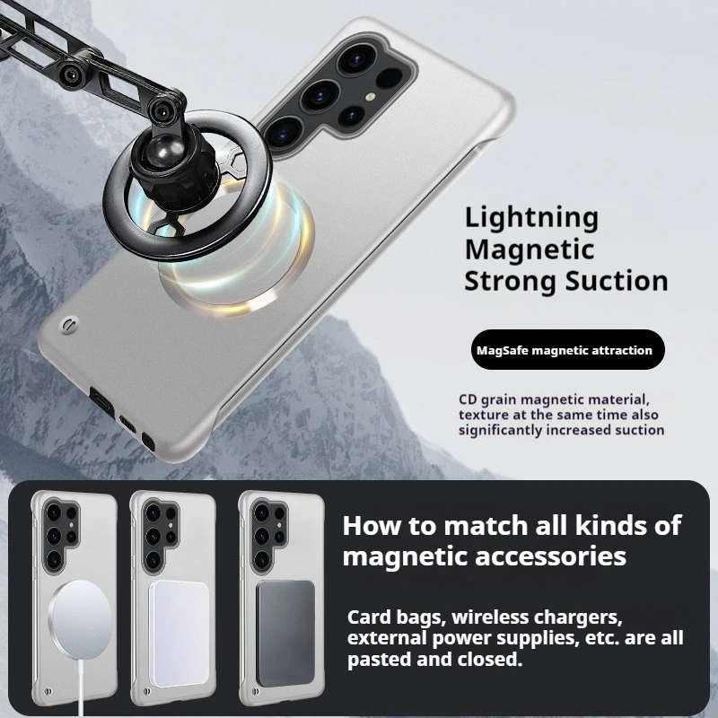 เคสโทรศัพท์แบบบางไร้ขอบแม่เหล็ - Ultra Thin Frameless Phone Cover บทวิจารณ์และราคา