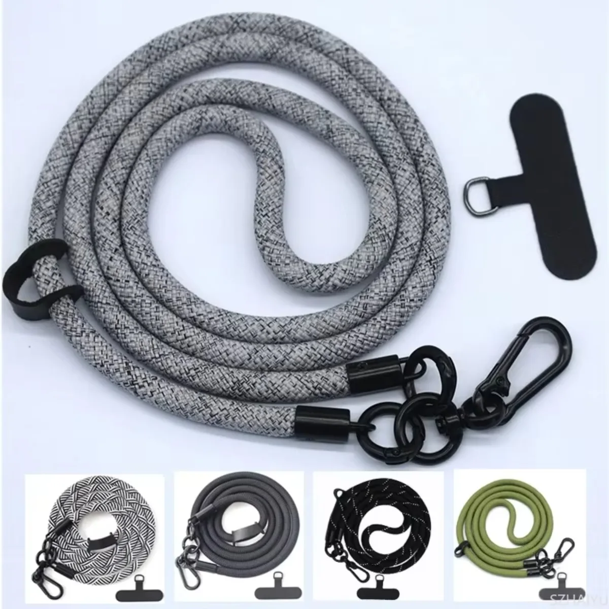 สายคล้องโทรศัพท์มือถือแบบยาว ถ - Crossbody Lanyard Neck Strap Case บทวิจารณ์และราคา